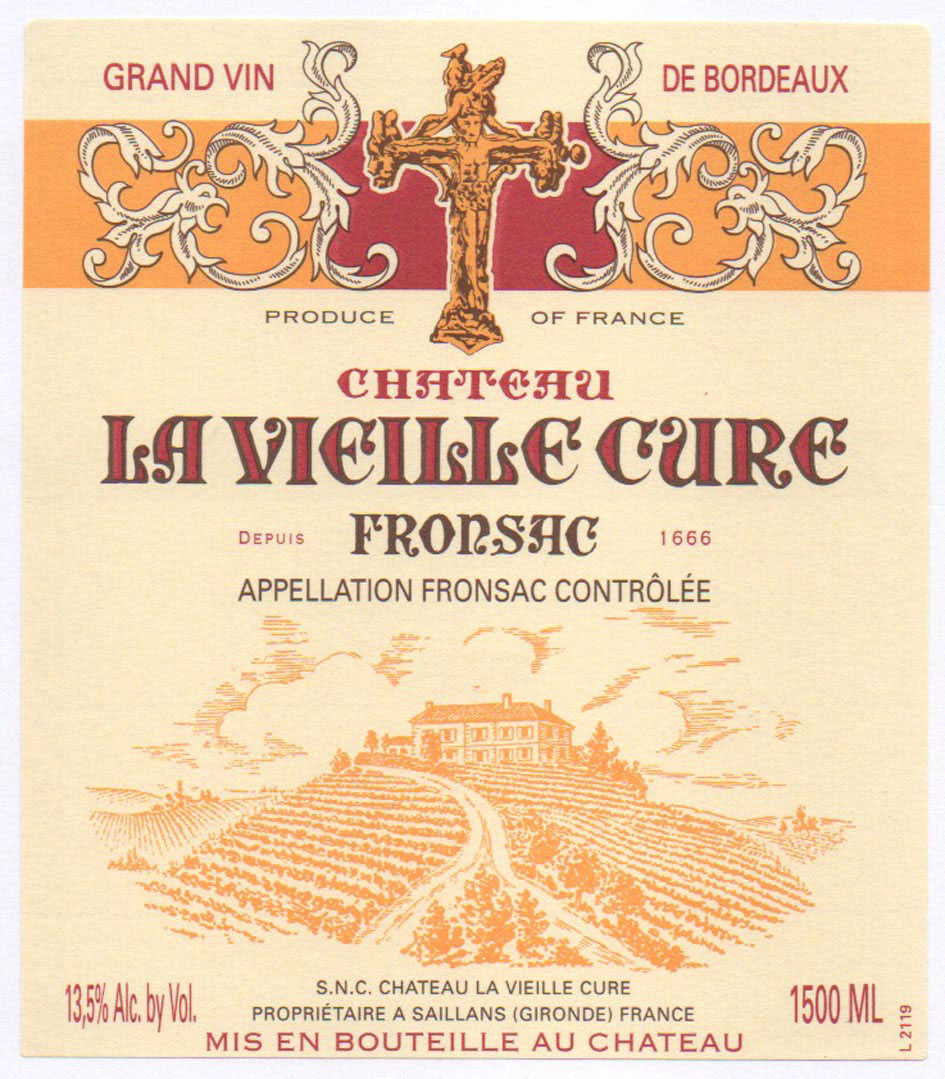 Chateau La Vieille Cure label