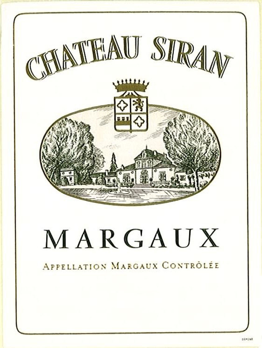 Chateau Siran label