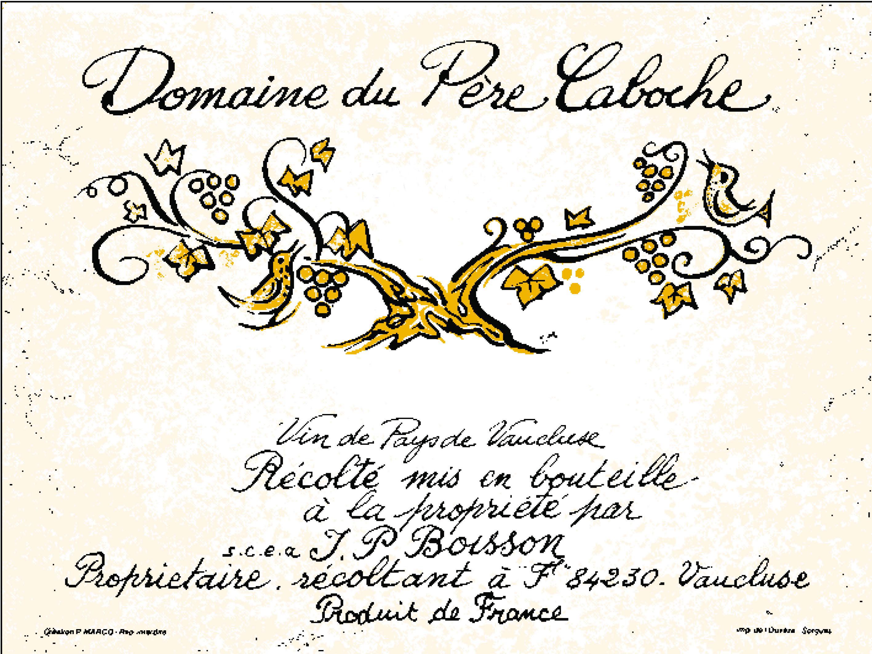 Domaine Pere Caboche - Le Petit Caboche - Rose label