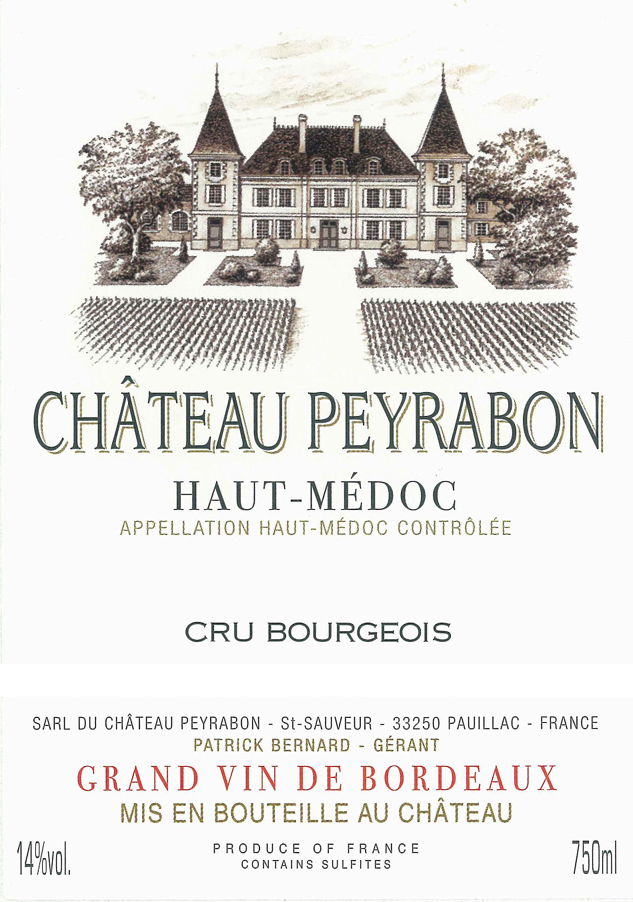 Chateau Peyrabon label