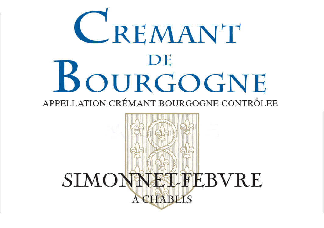 Simonnet-Febvre - Cremant De Bourgogne Brut label