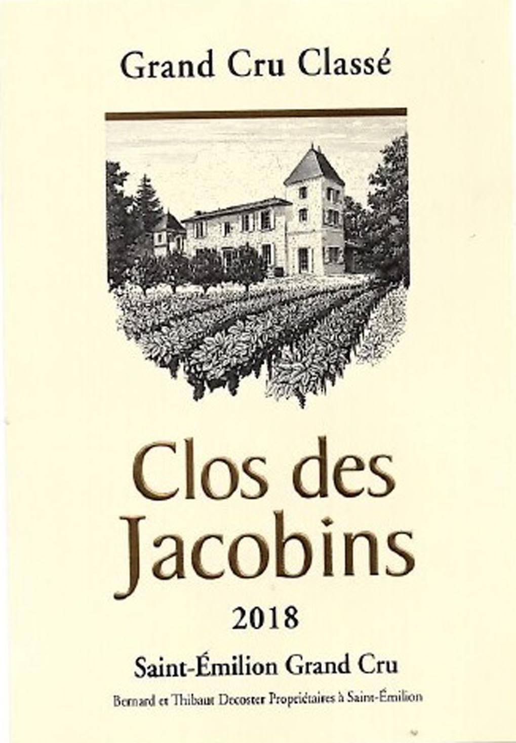 Clos des Jacobins label