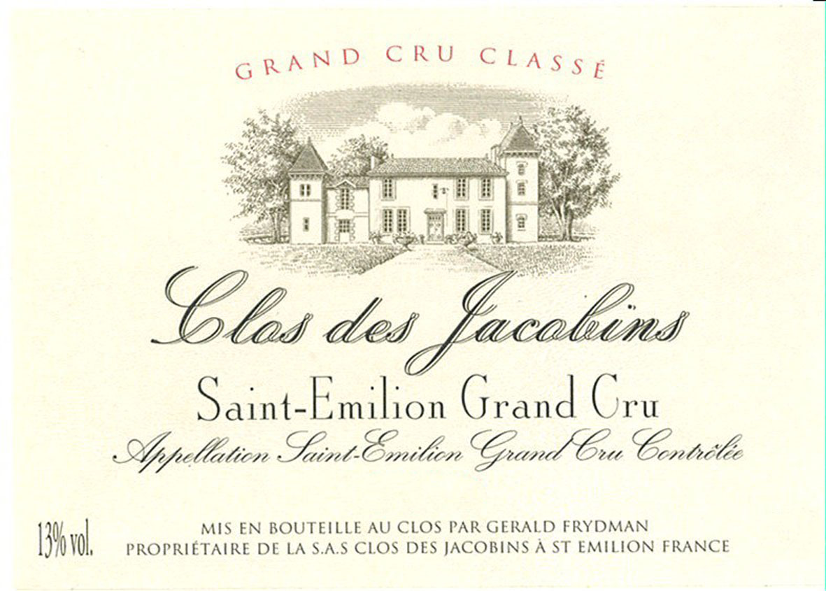 Clos des Jacobins label