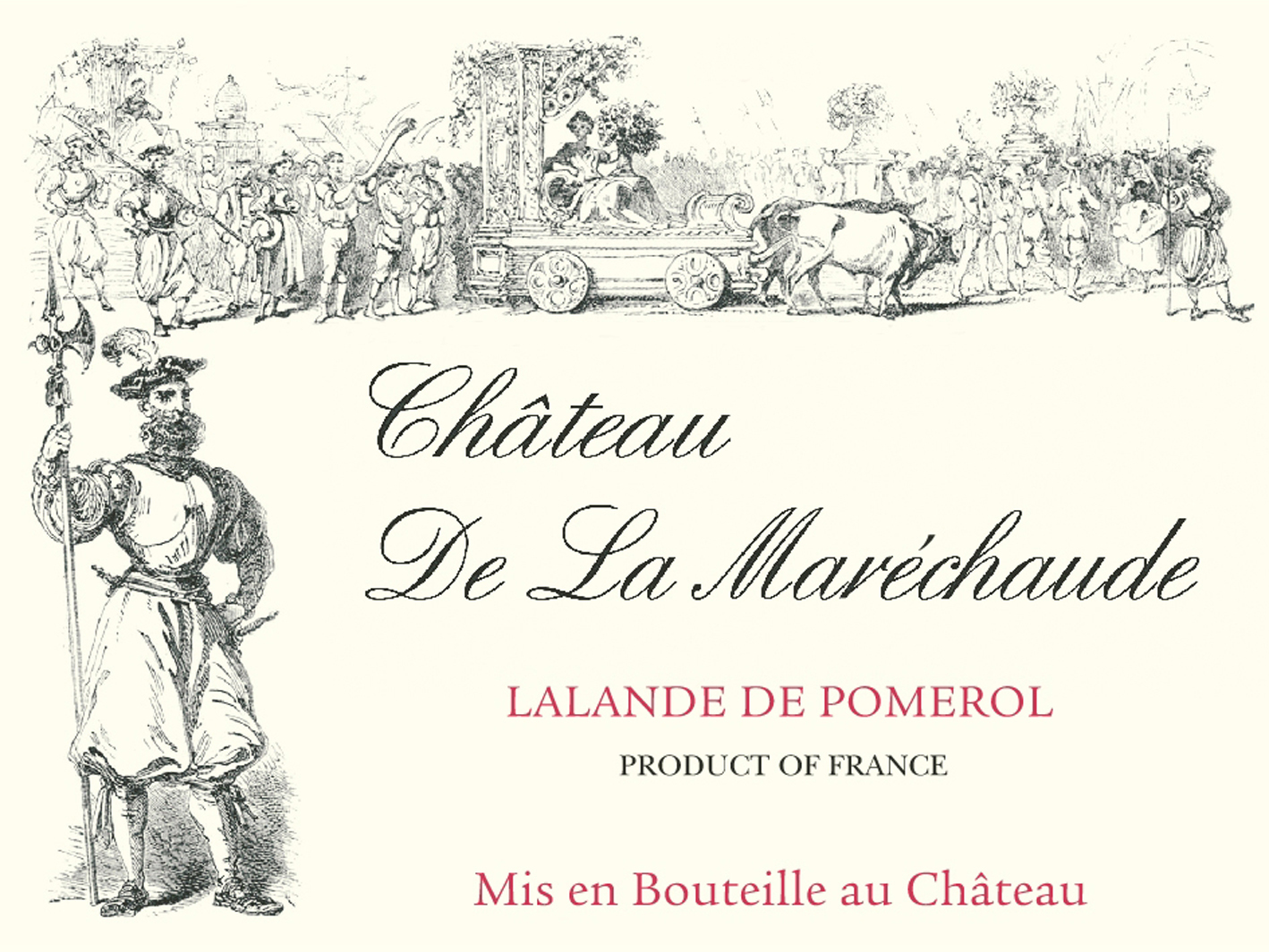 Chateau De La Marechaude label