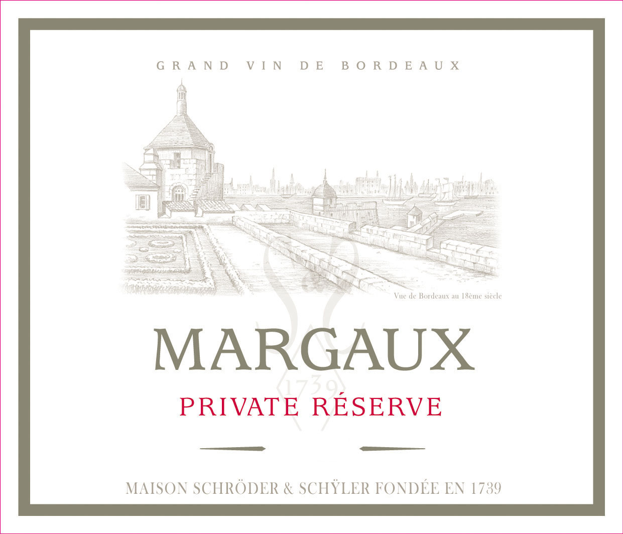 Private Reserve Margaux label