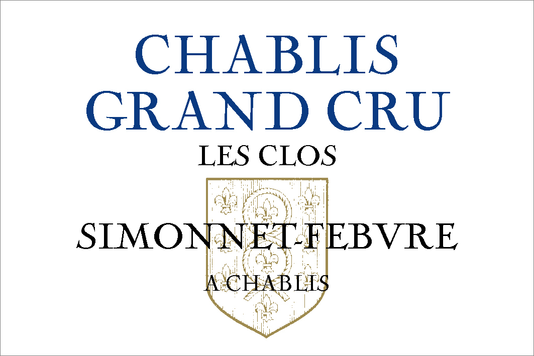 Simonnet-Febvre - Chablis Grand Cru Les Clos label