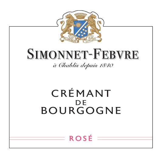 Simonnet-Febvre - Cremant Rose label