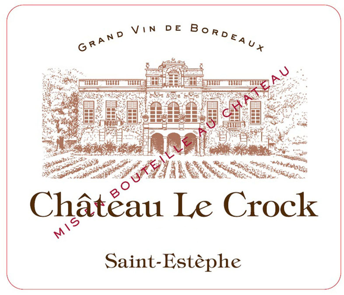 Chateau Le Crock (Ch. Leoville Poyferré) label