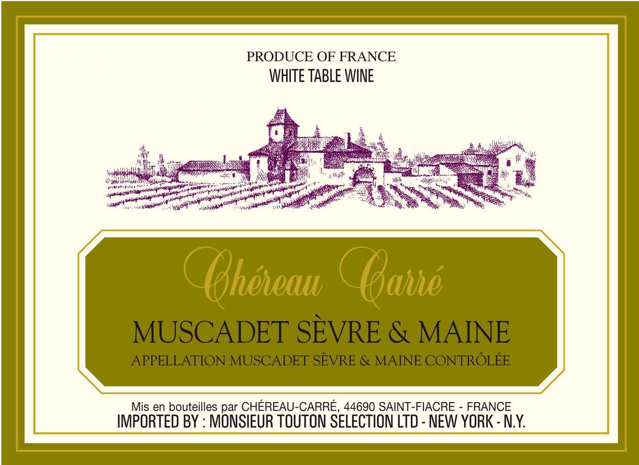 Chereau Carre Muscadet Sevre & Maine label