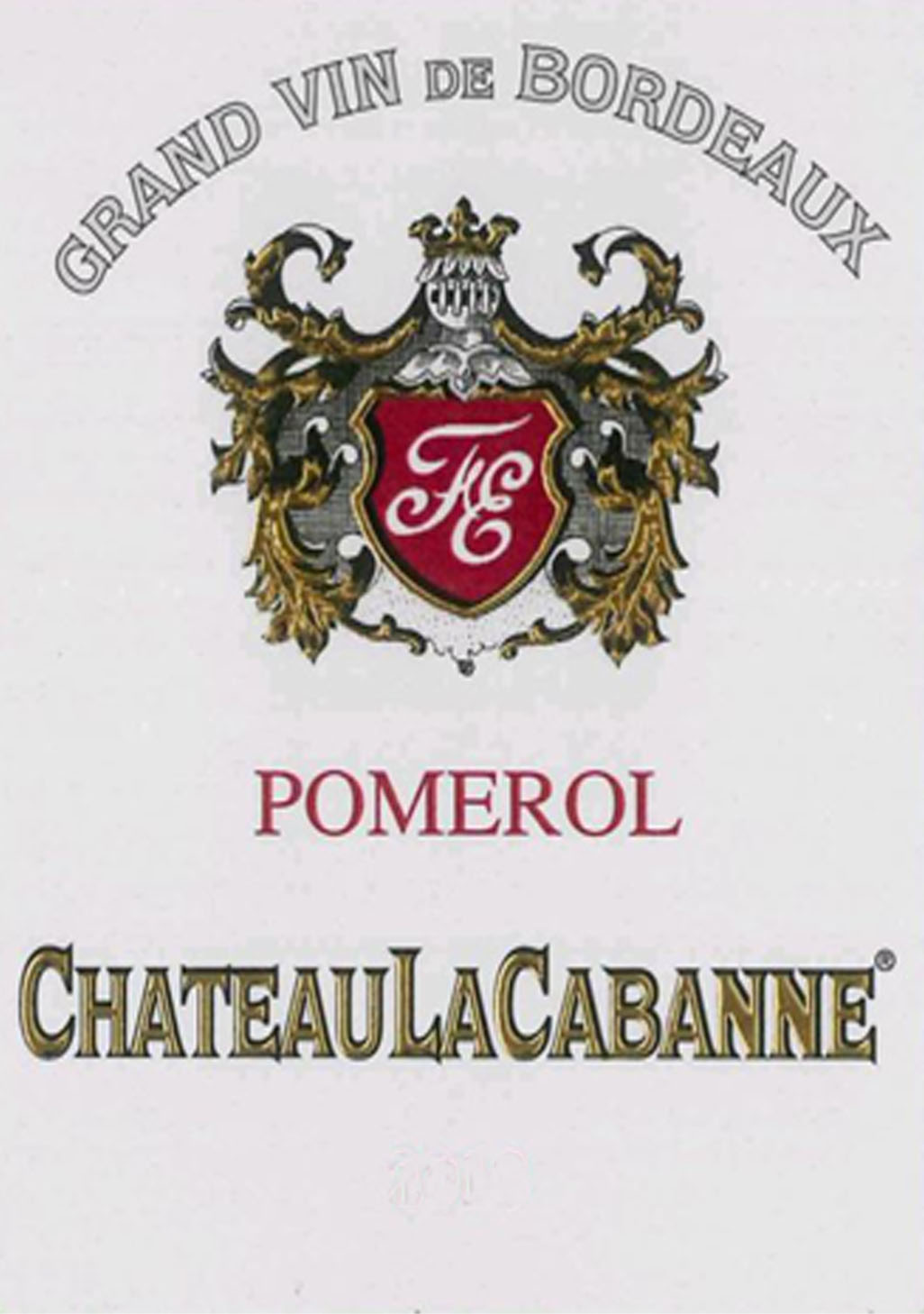 Chateau La Cabanne label