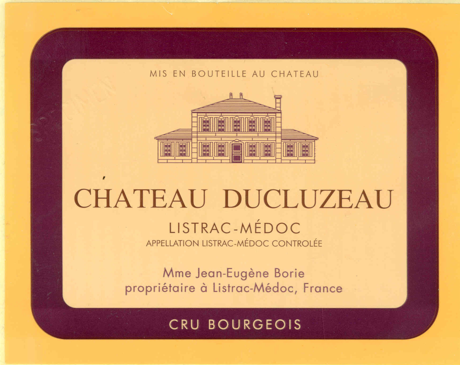 Chateau Ducluzeau label