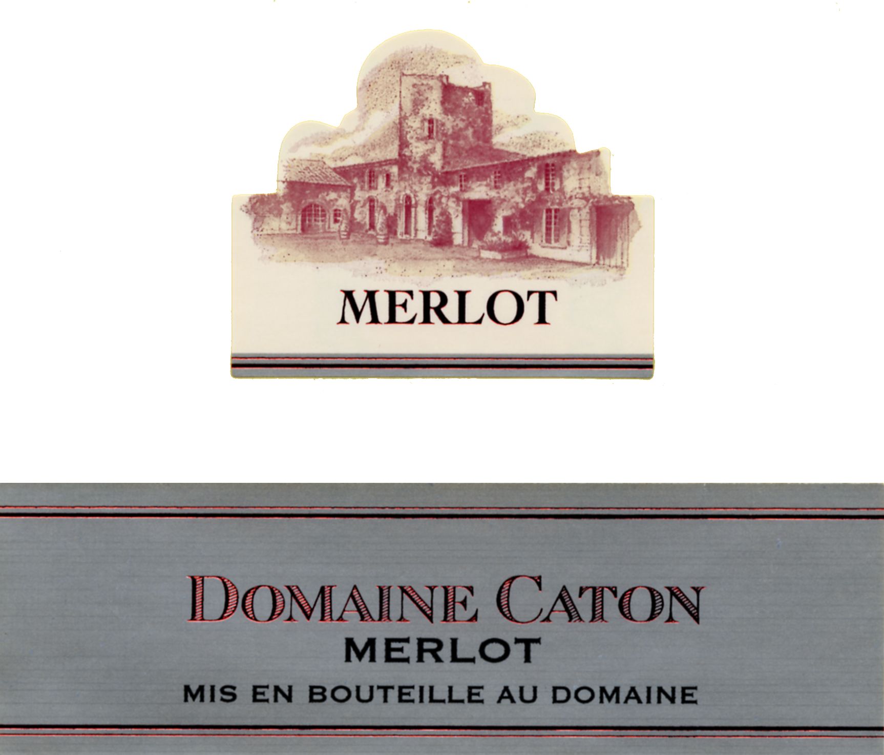 Domaine Caton - Merlot label