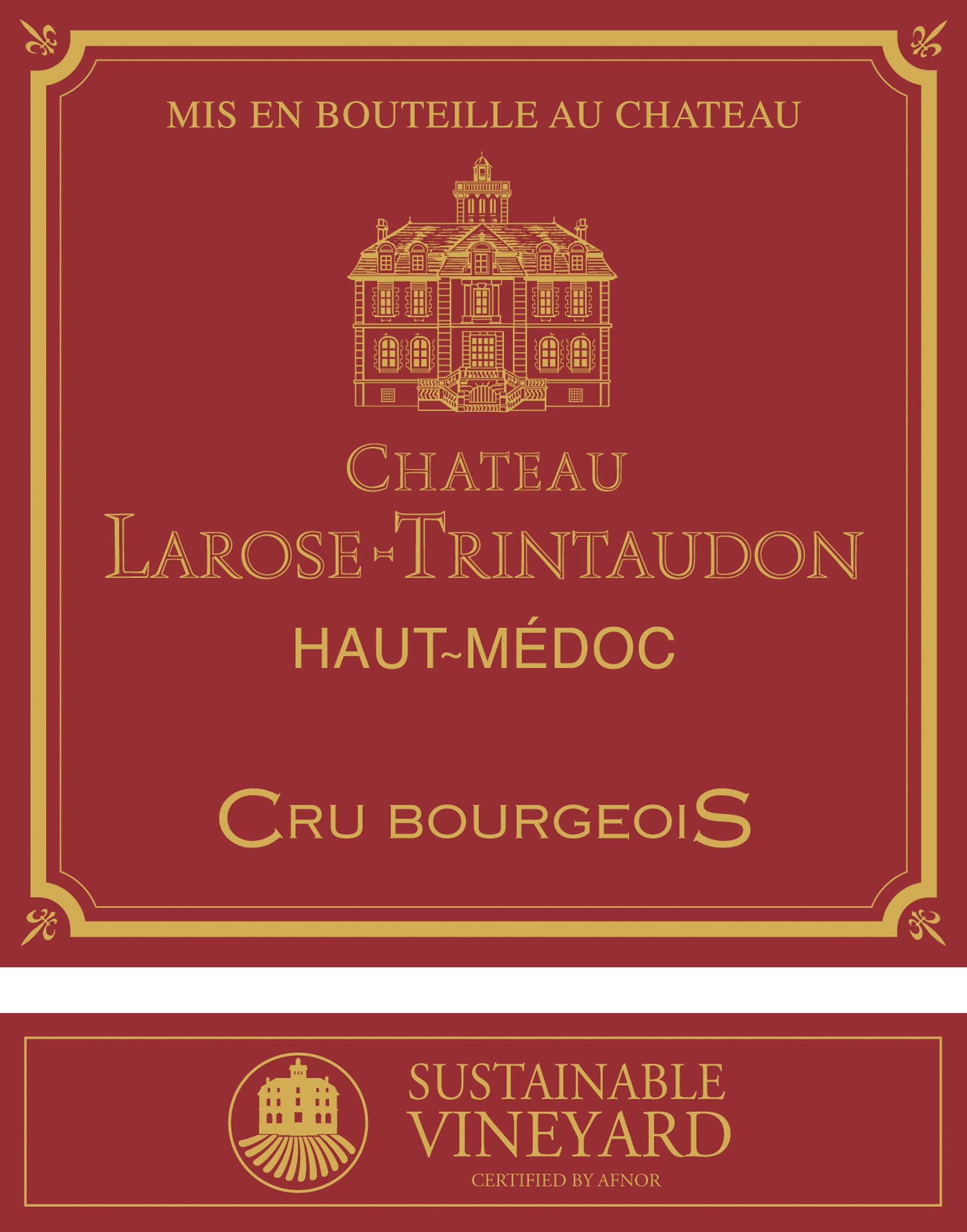 Chateau Larose-Trintaudon label