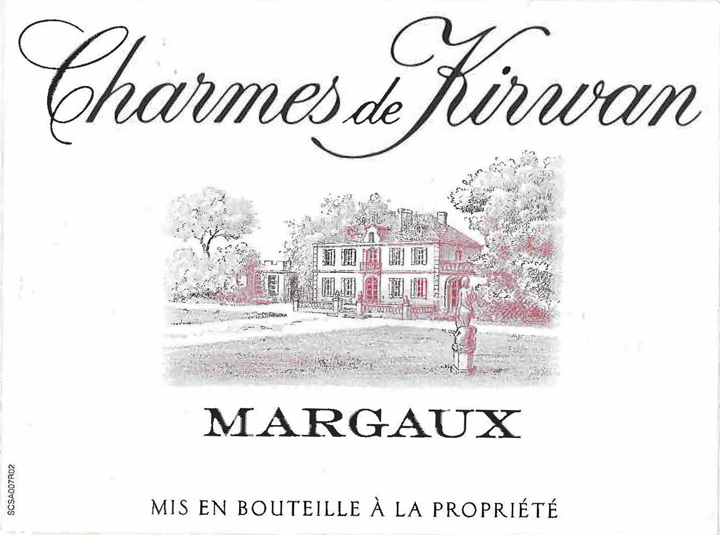 Charmes De Kirwan label