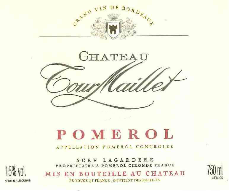 Chateau Tour Maillet label