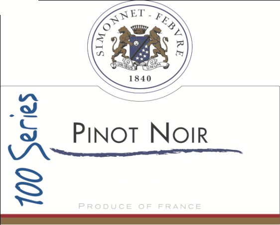 Simonnet-Febvre - Pinot Noir label