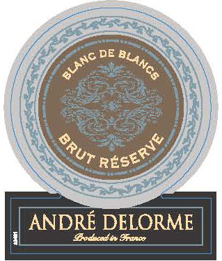 Andre Delorme - Blanc de Blancs - Brut Reserve label