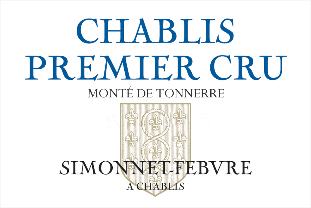 Simonnet-Febvre - Chablis Montee de Tonnerre label