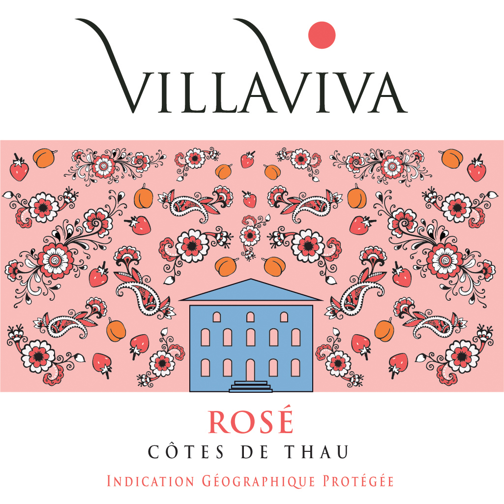 Villaviva - Rose label