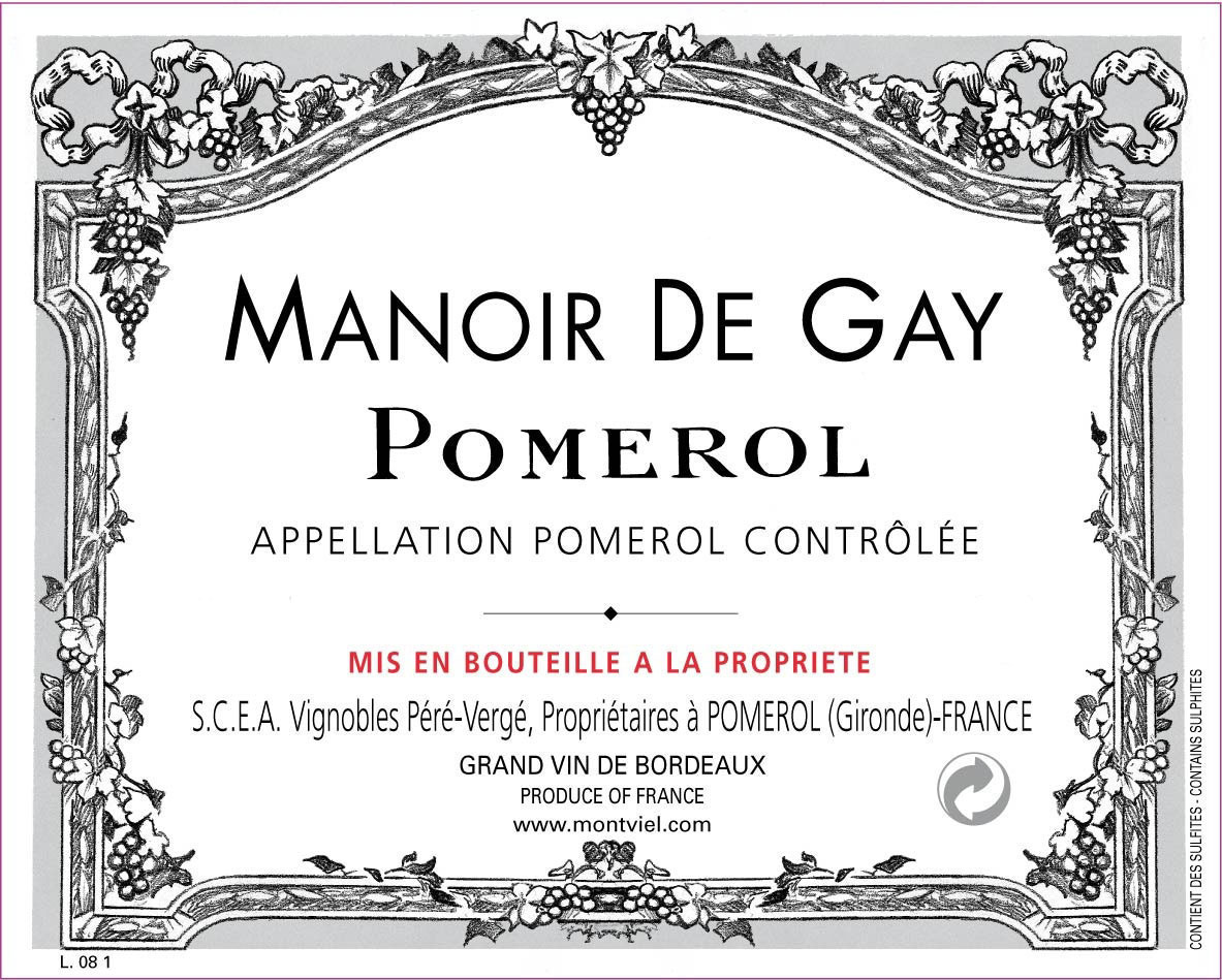 Manoir De Gay label