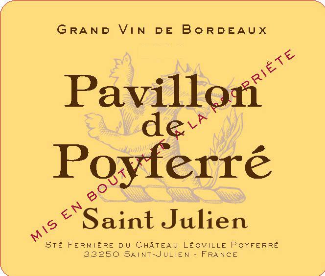 Pavillon de Leoville Poyferre label