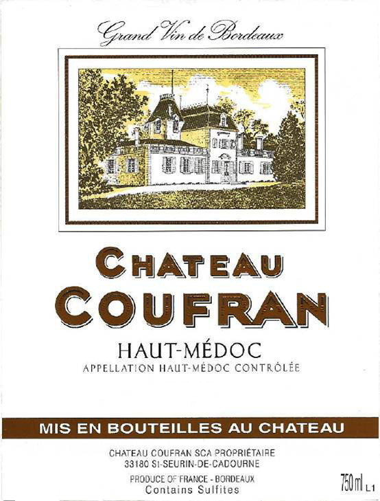 Chateau Coufran label