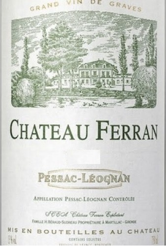 Chateau Ferran Blanc label