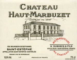 Chateau Haut-Marbuzet label
