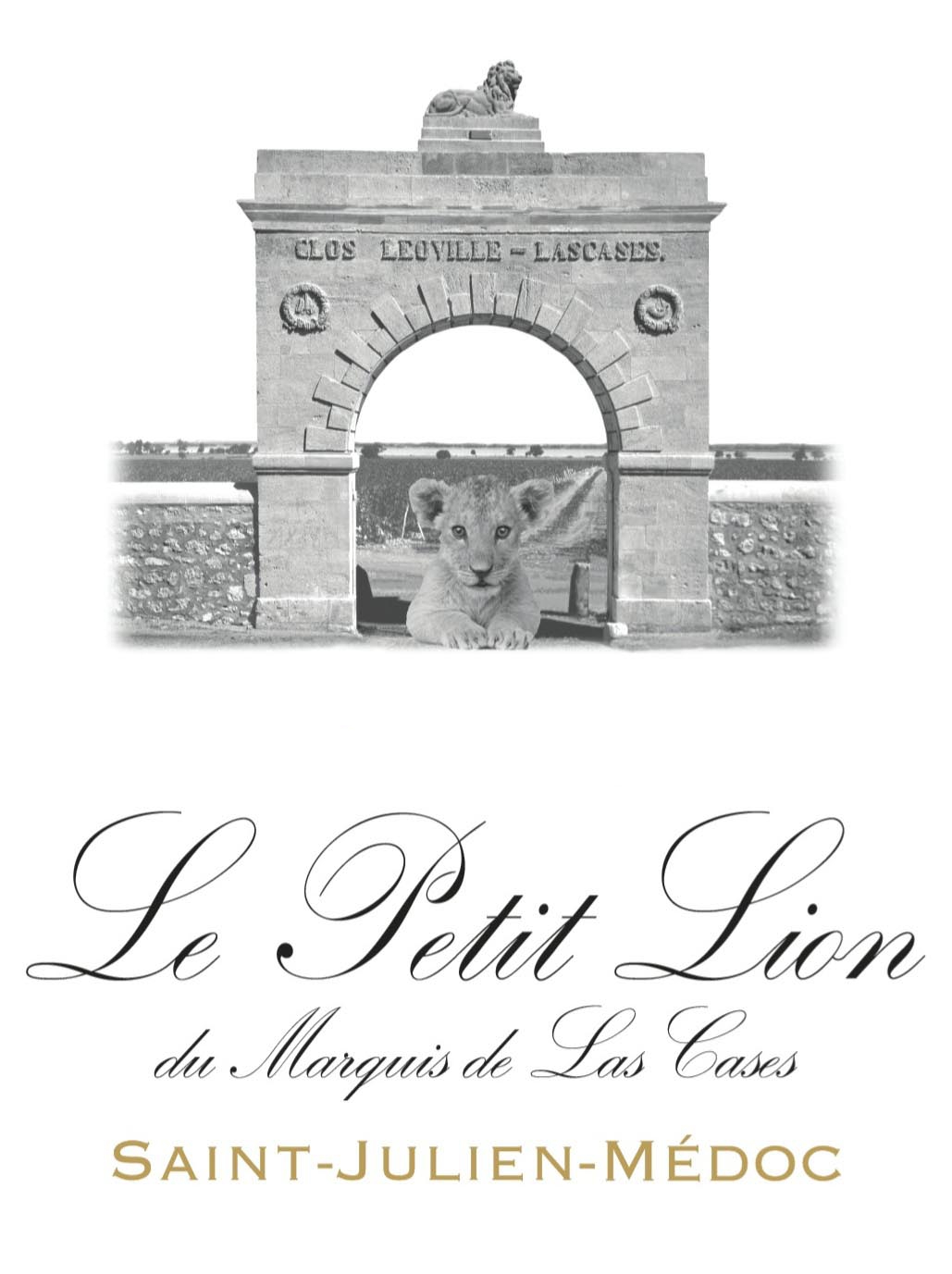 Le Petit Lion du Marquis de Leoville Las Cases label