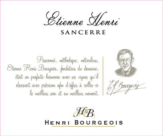 Henri Bourgeois - Etienne Henri Sancerre label