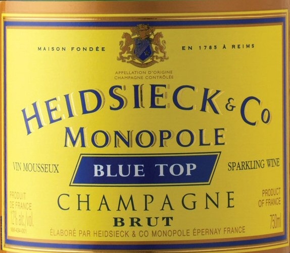 Heidsieck & Co. Monopole - Brut Blue Top label