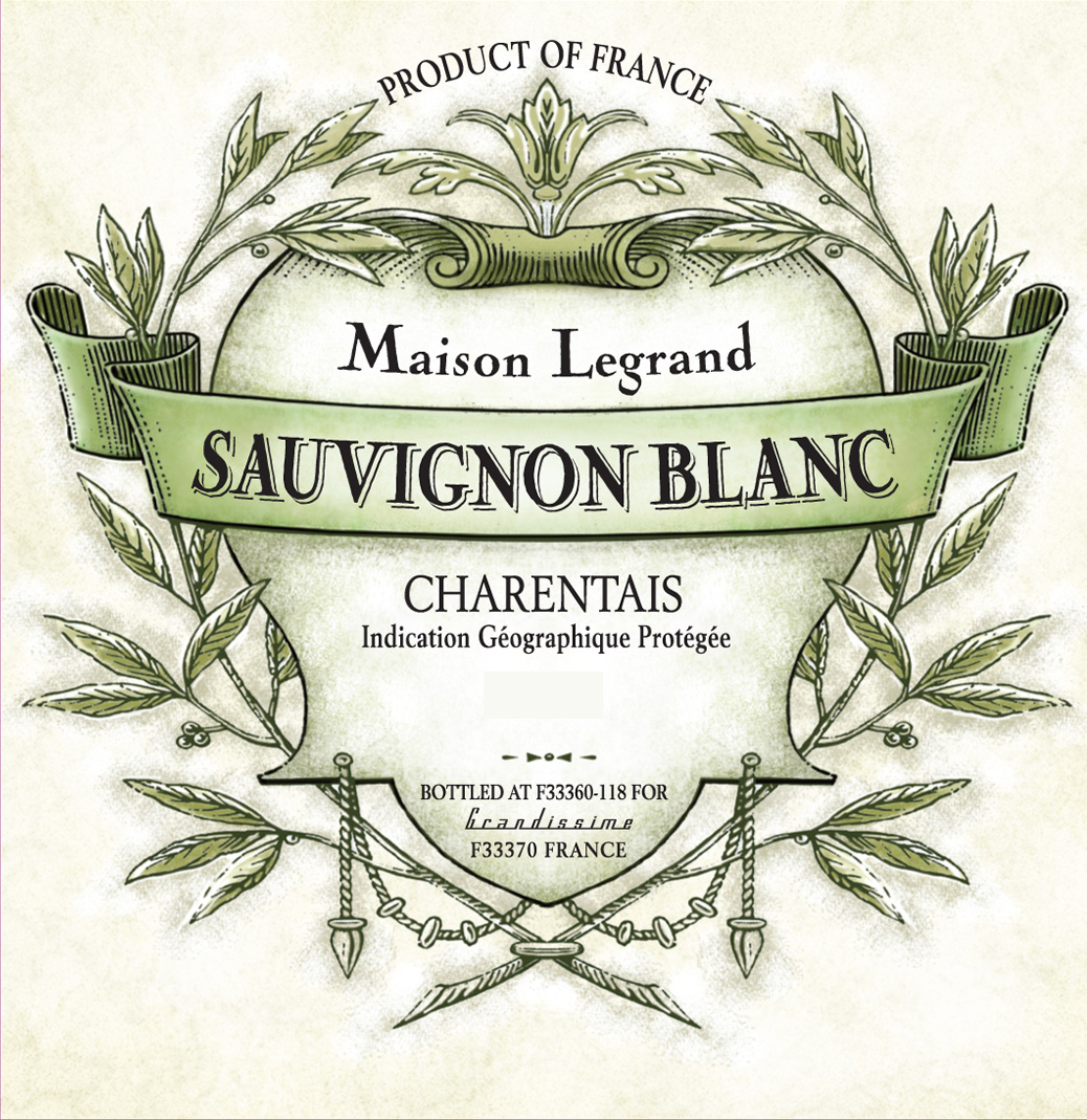Maison Legrand - Sauvignon Blanc label