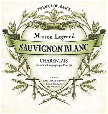Maison Legrand - Sauvignon Blanc label