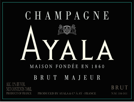 Champagne Ayala - Brut Majeur label