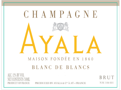 Champagne Ayala - Blanc de Blancs label
