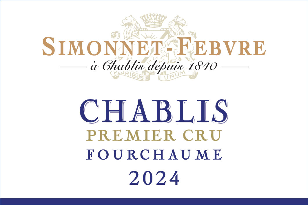 Simonnet Febvre - Chablis 1er Cru Fourchaume label