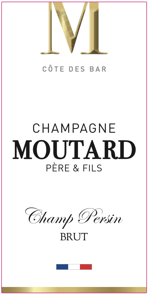 Champagne Moutard - Champ Persin label