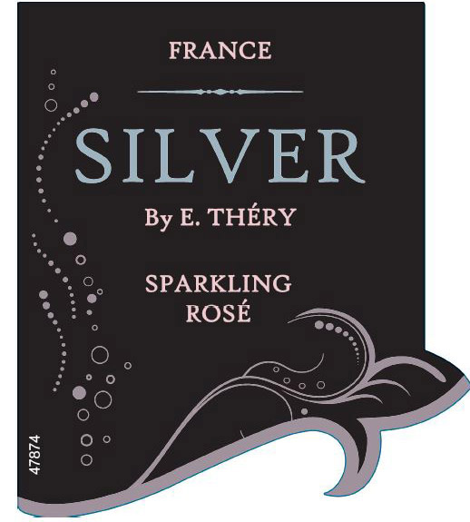 Silver By E. Thery - Sparkling Rose label