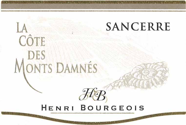 Henri Bourgeois - La Cote Des Monts Damnes Sancerre label