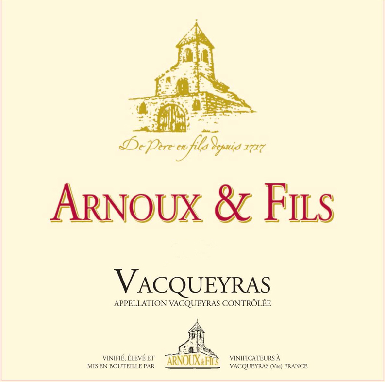 Arnoux & Fils - Vacqueyras label