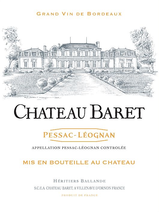 Chateau Baret label