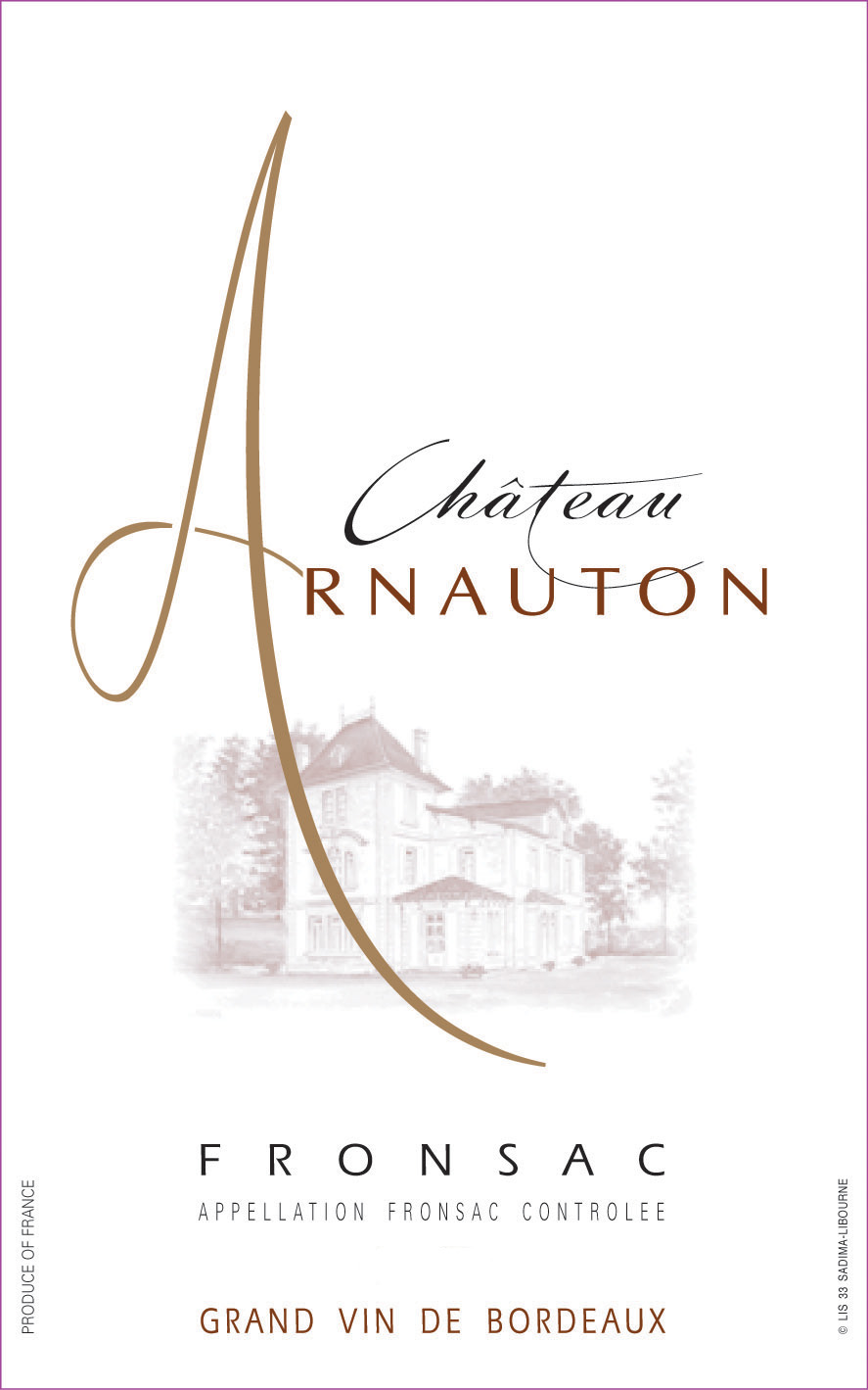Chateau Arnauton label