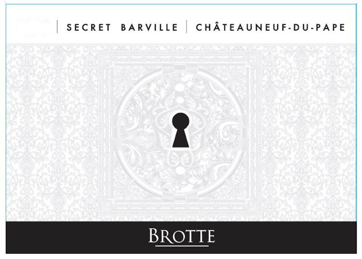 Brotte - Chateauneuf du Pape - Secret Barville label