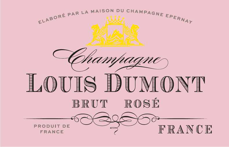 Louis Dumont - Brut Rose label