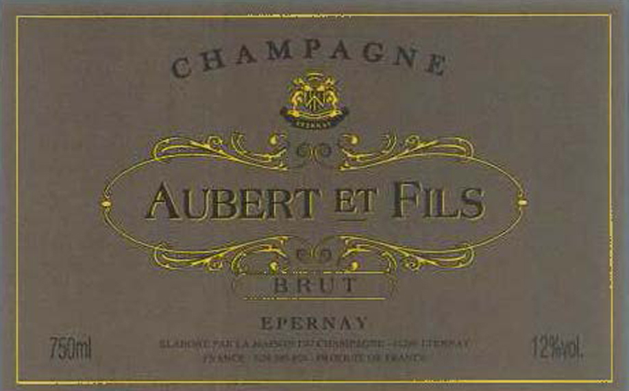 Aubert et Fils Brut label