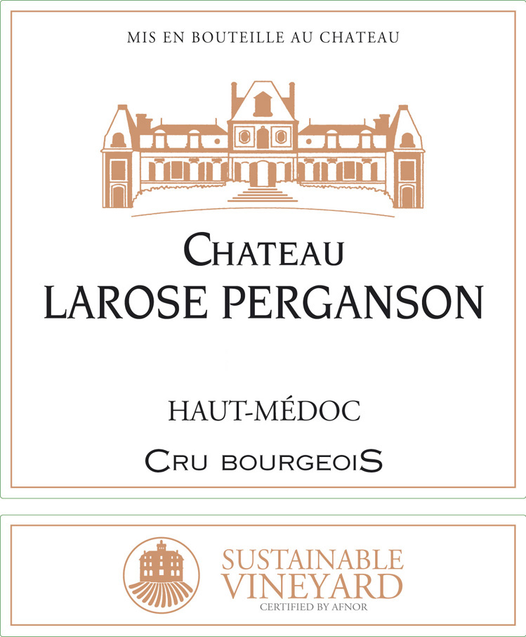 Chateau Larose Perganson label