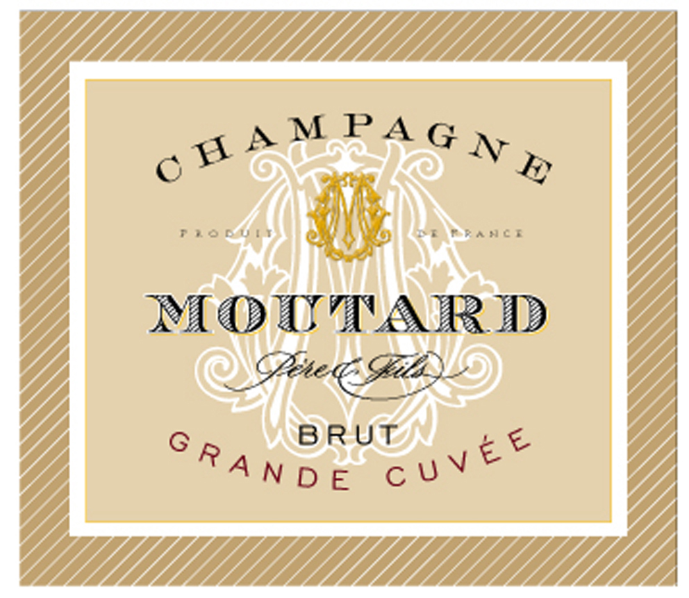 Champagne Moutard - Brut Grande Cuvee label