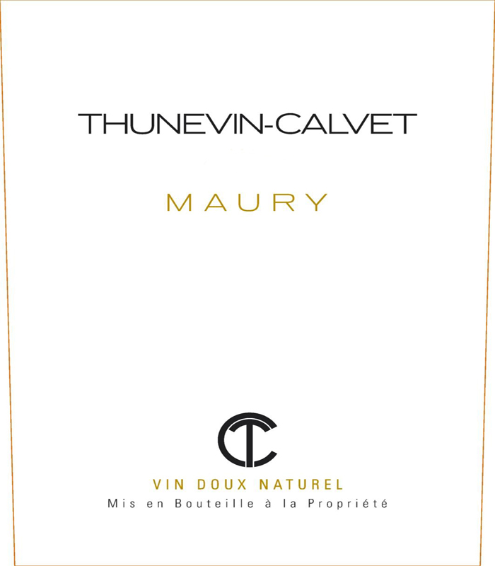 Thunevin-Calvet Maury label