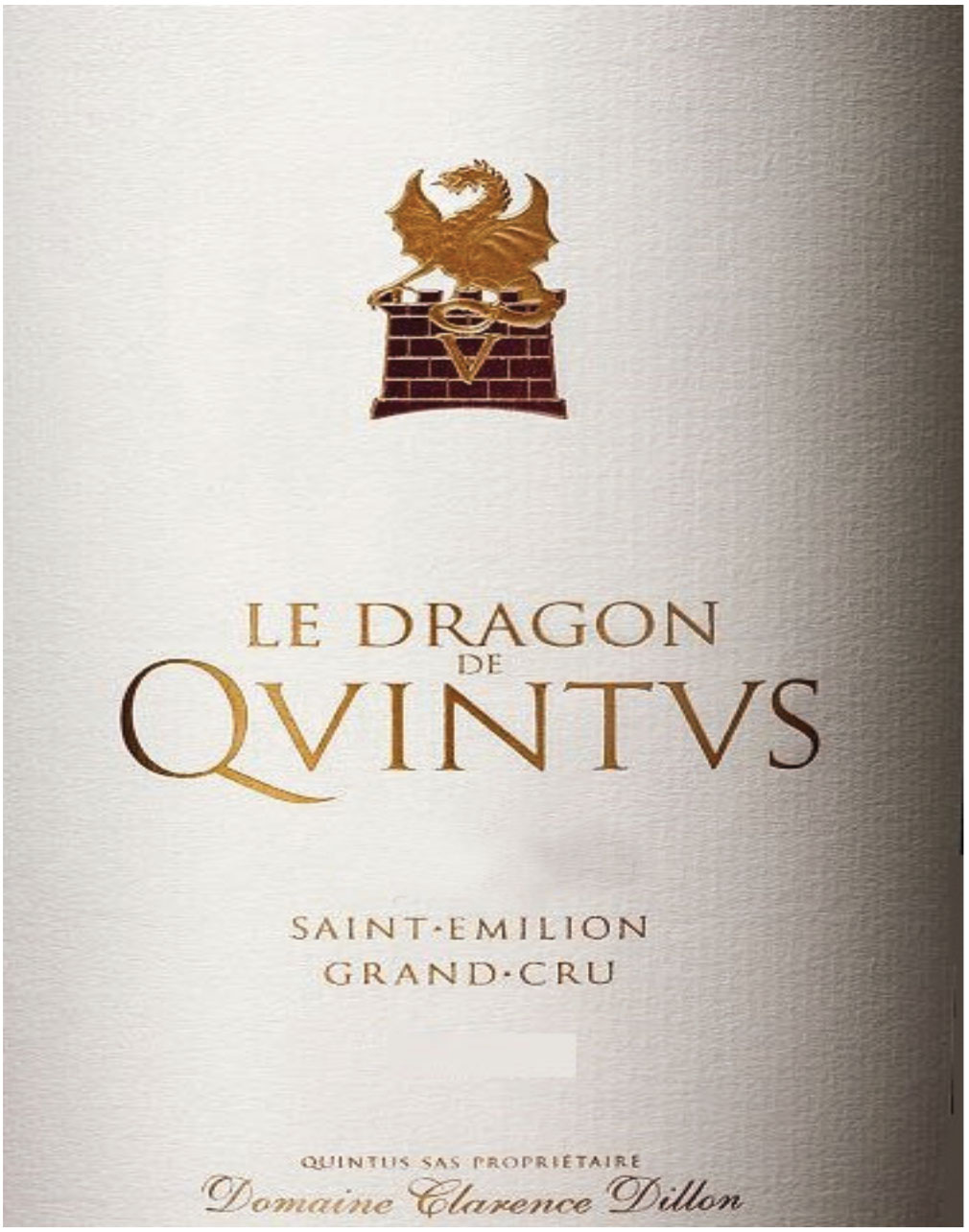 Le Dragon de Chateau Quintus label