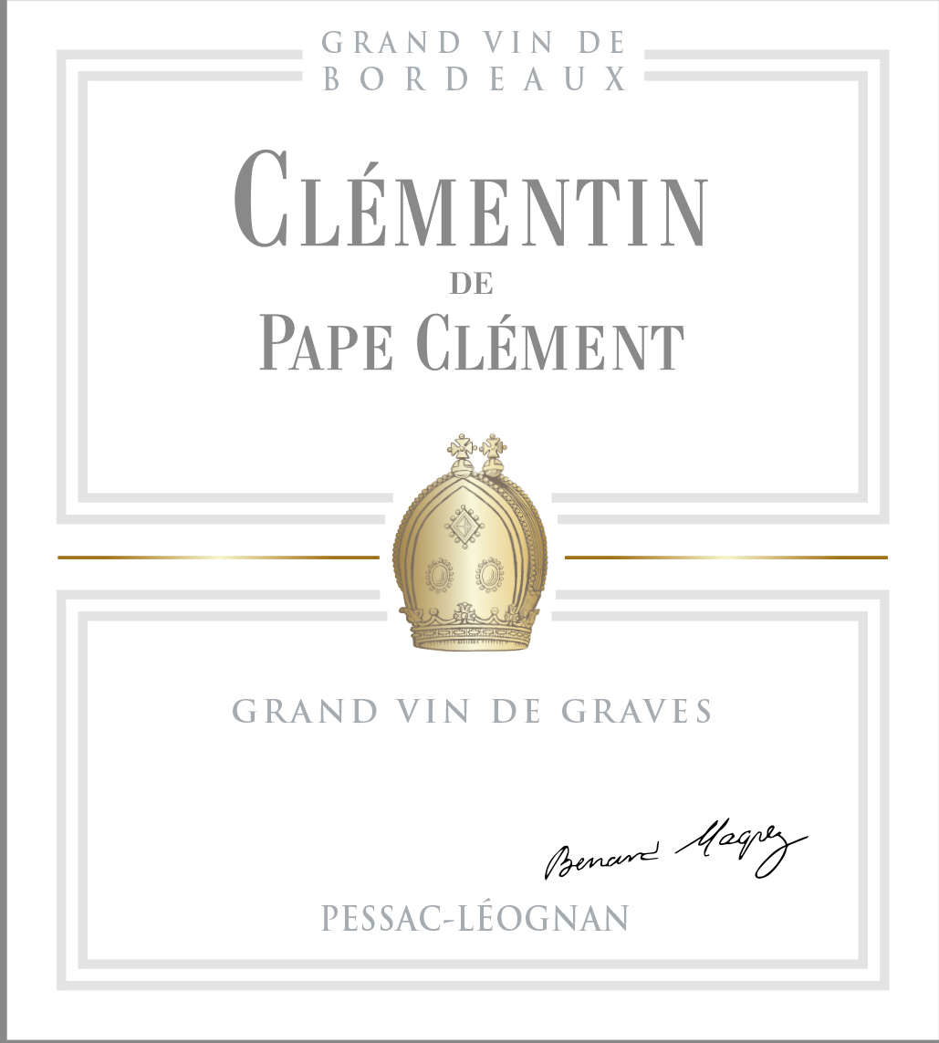Clementin de Pape Clement Blanc label